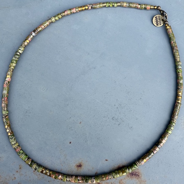 Collier SURF 45 cm en unakite-3