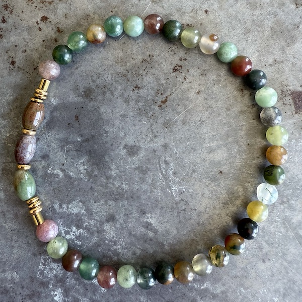 Bracelet en agate indienne-10
