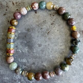 Bracelet en agate indienne-11