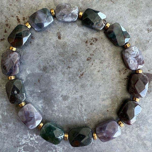 Bracelet en agate indienne-2