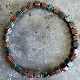Bracelet en agate indienne-7