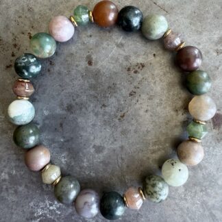 Bracelet en agate indienne-9