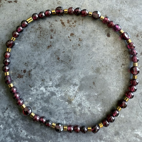 Bracelet en grenat-13