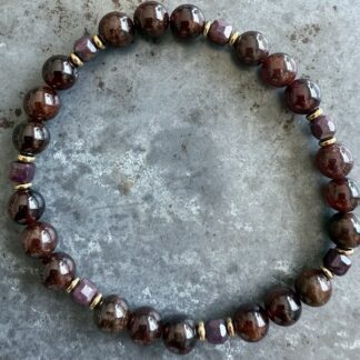 Bracelet en grenat-3