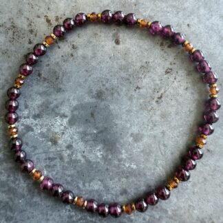 Bracelet en grenat-4