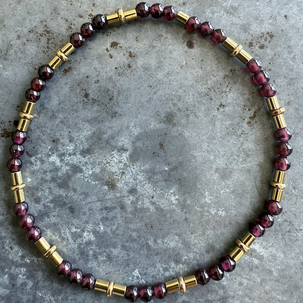 Bracelet en grenat-6