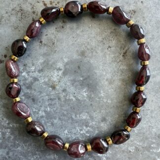 Bracelet en grenat-8