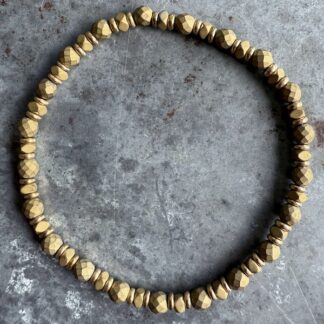 Bracelet en hématite bronze mat-3