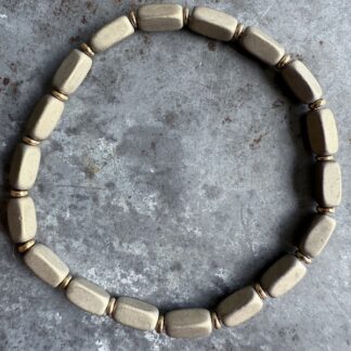 Bracelet en hématite bronze mat-4