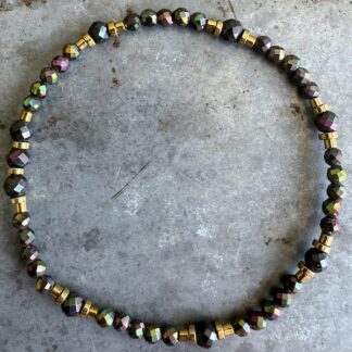 Bracelet en hématite scarabée-3