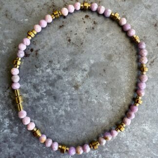 Bracelet en mica lépidolite-3