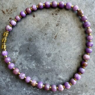 Bracelet en mica lépidolite-7