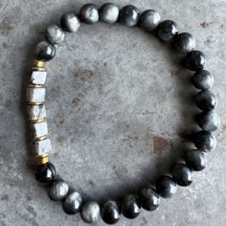 Bracelet en oeil de faucon-1