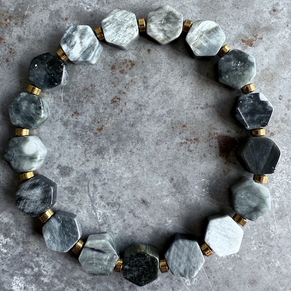 Bracelet en oeil de faucon-3