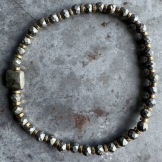 Bracelet en pyrite-10