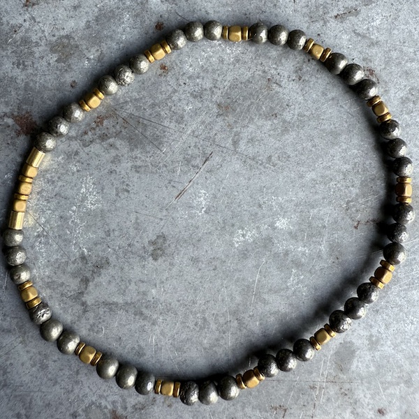 Bracelet en pyrite-3