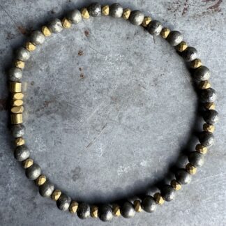 Bracelet en pyrite-7