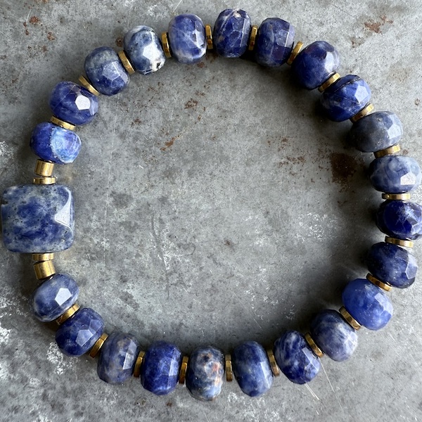 Bracelet en sodalite-3