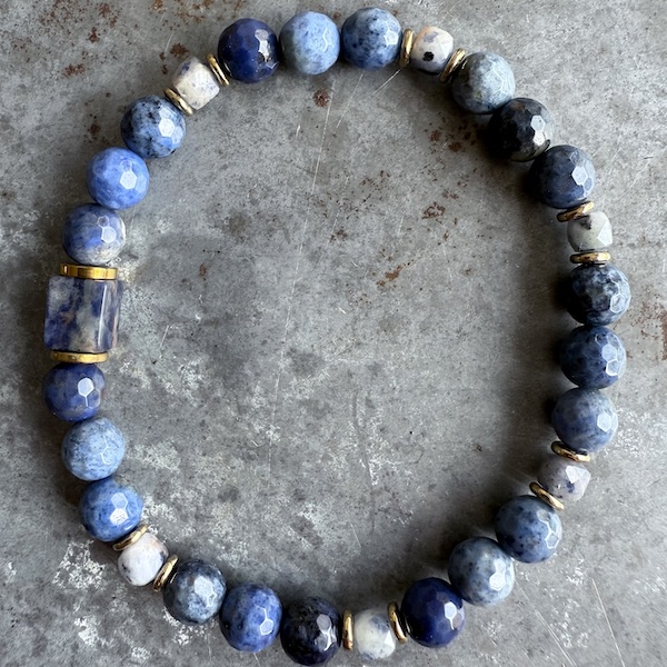 Bracelet en sodalite-5