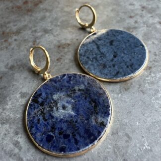 Boucles d'oreilles OWI 1083 en sodalite-1