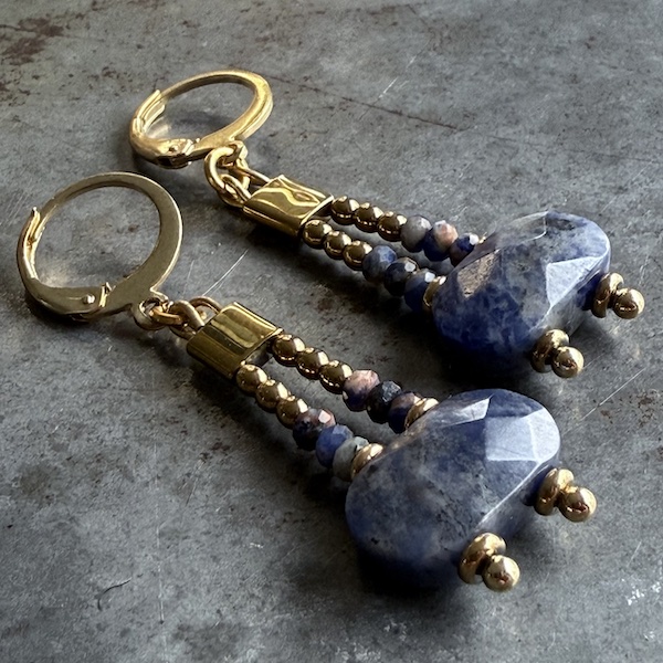 Boucles d'oreilles OWI 1085 en sodalite-1