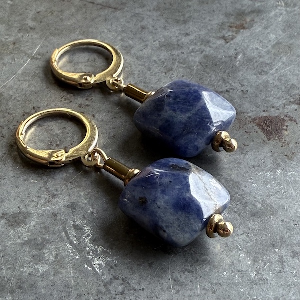 Boucles d'oreilles OWI 1086 en sodalite-1