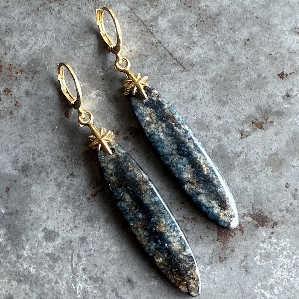 Boucles d'oreilles OWI 1089 en cyanite-1