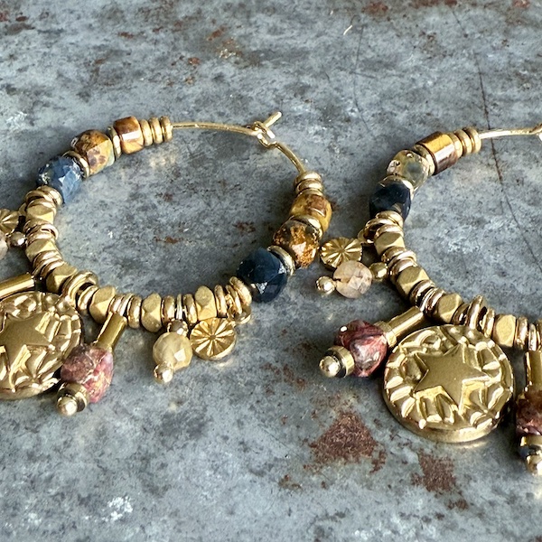 Boucles d'oreilles OWI 1107 créoles en pietersite-1