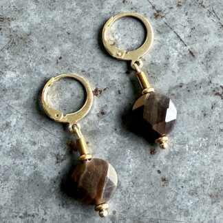 Boucles d'oreilles OWI 1110 en pietersite