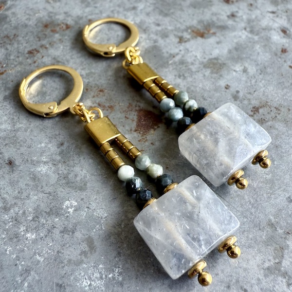 Boucles d'oreilles OWI 1124 en oeil de faucon-1