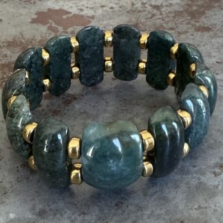 Bracelet double ISPAHU en agate