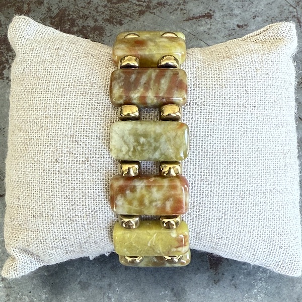 Bracelet double ISPAHU en jaspe sang de dragon-2