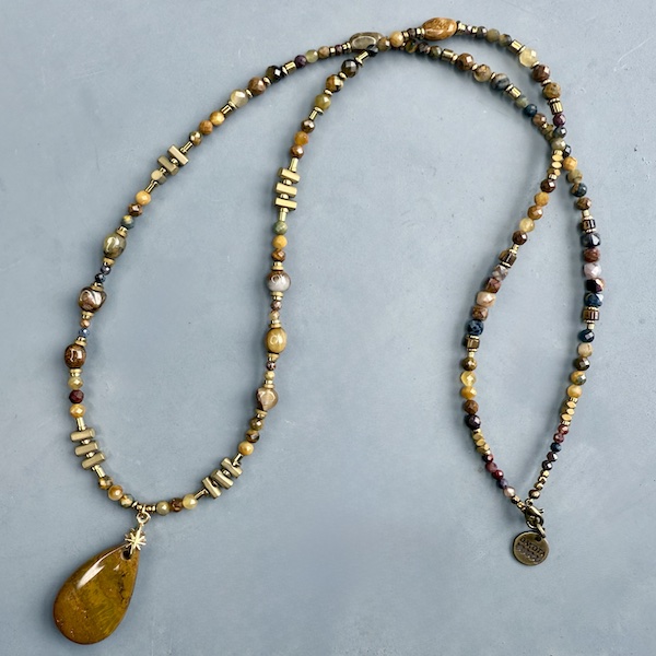 Collier COKATA 75 cm en pietersite-1