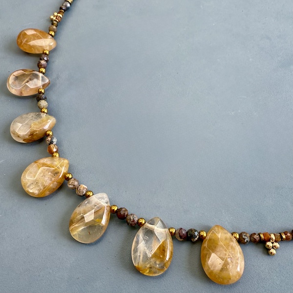 Collier NATAKE 45 cm en pietersite-2