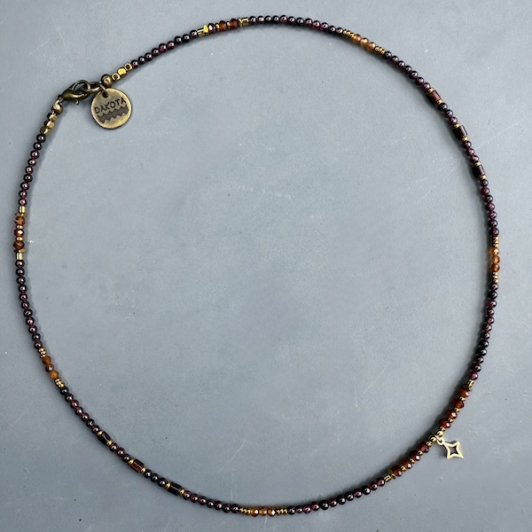 Jonc NUMPA en grenat