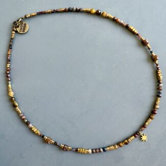 Ras du cou TOPA 40 cm en pietersite