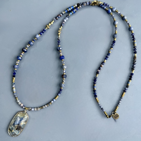 Sautoir NAPYUKA 95 cm en sodalite-2