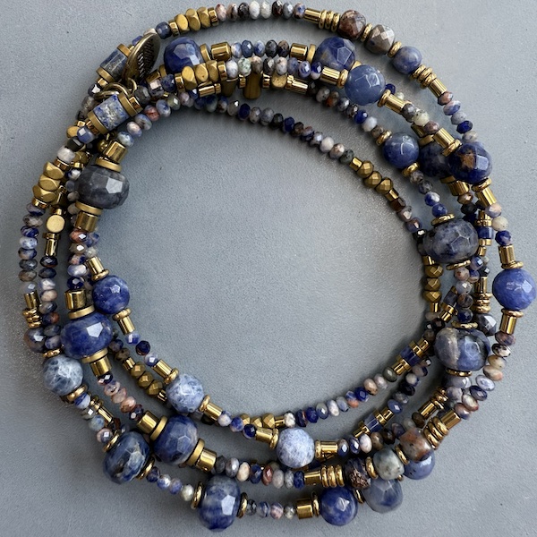 Sautoir TANKA 110 cm en sodalite-1