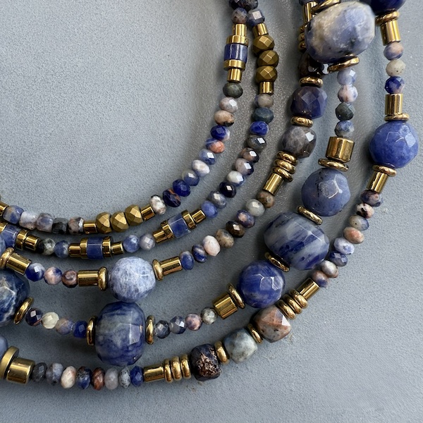 Sautoir TANKA 110 cm en sodalite-2