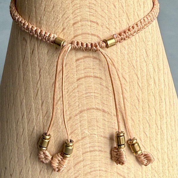 Bracelet macramé double jaspe paysage-1