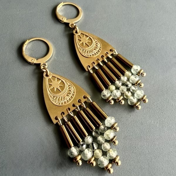 Boucles d'oreilles OWI 1144 en préhnite-1