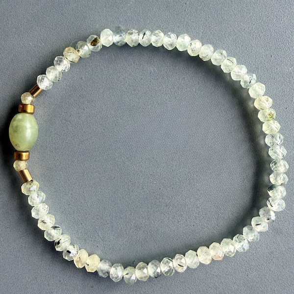 Bracelet en préhnite-2