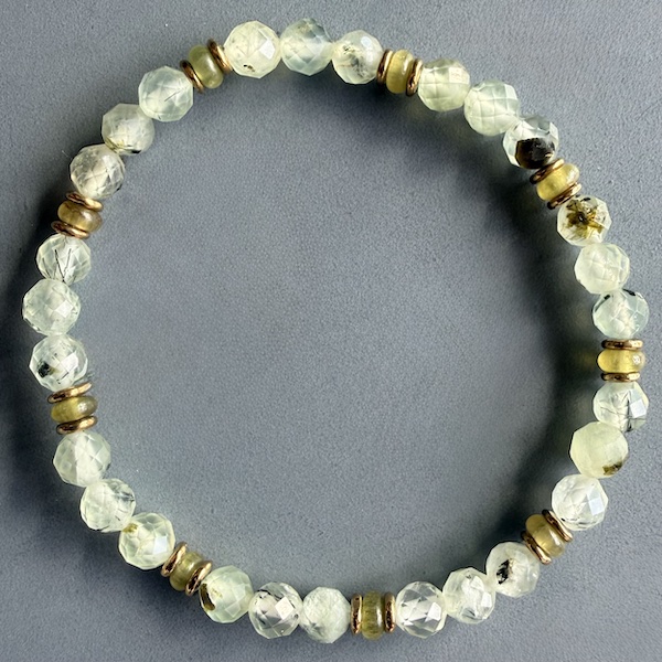 Bracelet en préhnite-4