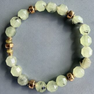 Bracelet en préhnite-5