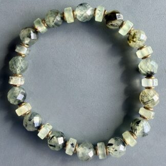 Bracelet en préhnite-6