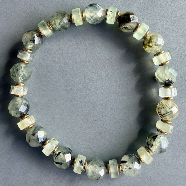 Bracelet en préhnite-6