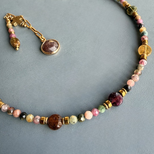 Collier COKATA 75 cm en tourmaline-4