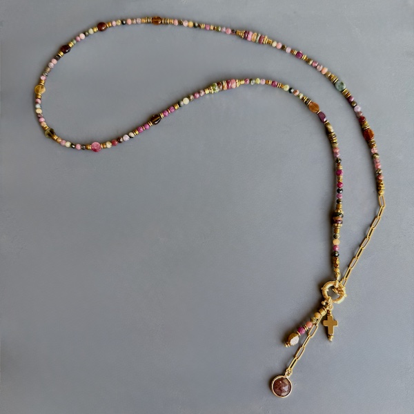 Collier COKATA 75 cm en tourmaline