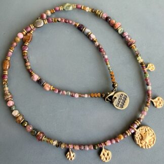 Collier NATAKE 45 cm en tourmaline