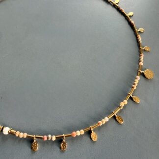 Jonc NUMPA 40 cm en agate pastel-1